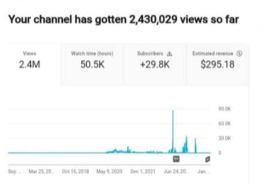Monetized YouTube Channel