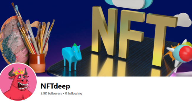 Facebook Page NFT Art Crypto Digital